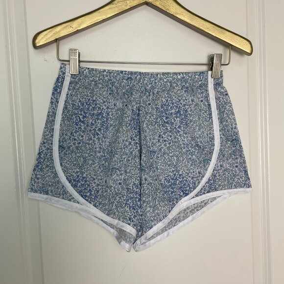ANN MASHBURN Liberty Floral Poplin Track Shorts \\ S - Picture 2 of 7